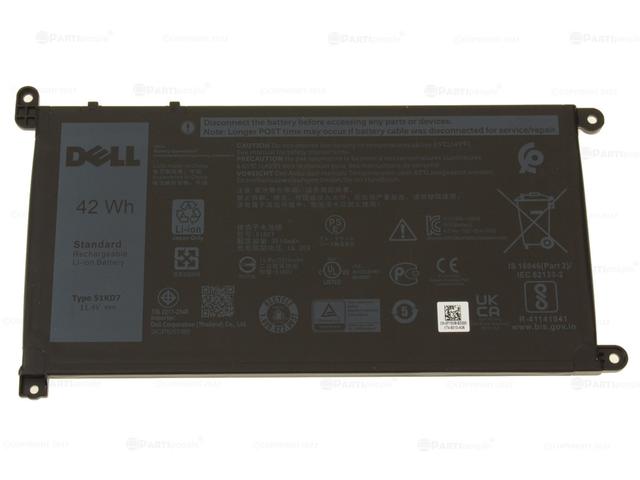 Dell 51KD7 42Wh replacement Chromebook battery