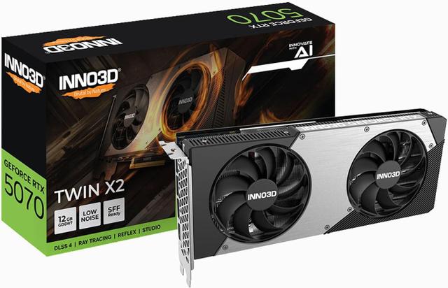 Inno3D Twin X2 OC GeForce RTX 5070 12GB graphics card