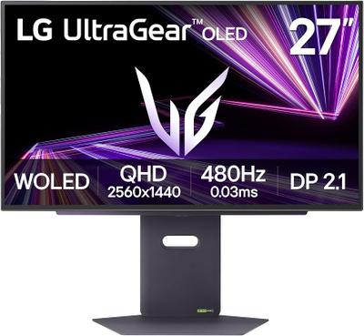LG UltraGear 27GX790A (27-Inch QHD WOLED/480Hz/0.03ms/98.5% DCI-P3/True Black 400/Esports-Focused)