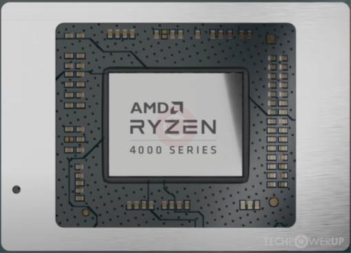 AMD Ryzen 7 4800H mobile processor chip