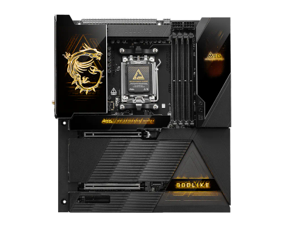 MSI MEG X870E Godlike (AM5/AMD X870E/E-ATX/27-Phase 110A SPS VRM/Seven M.2 Slots/Wi-Fi 7)