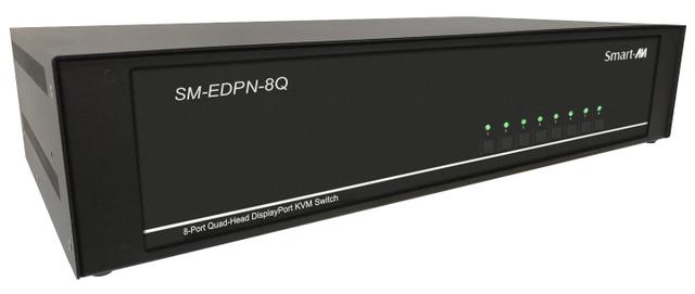 SmartAVI SM-EDPN-8Q-S 8-Port Quad-Head DisplayPort KVM Switch