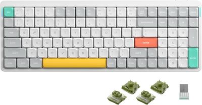 NuPhy Air96 V2 (96% Low-Profile/Wireless Tri-Mode 2.4GHz + Bluetooth + USB-C/Gateron Low-Profile Switches/Per-Key RGB/PBT Keycaps)
