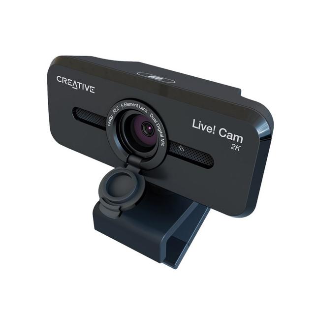 Creative Live! Cam Sync V3 webcam with 95-degree wide-angle lens and dual built-in microphones