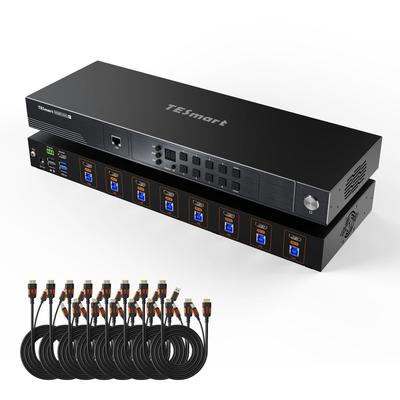 TESmart HKS801-M24 (8-Port HDMI 2.1 KVM Switch / 8K@60Hz / HDCP 2.3 / Rackmount / $599)