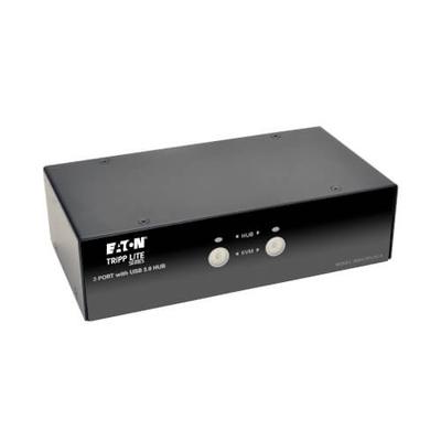 Tripp Lite B004-DPUA2-K 2-Port DisplayPort KVM Switch with Audio, Cables and USB 3.0 Hub