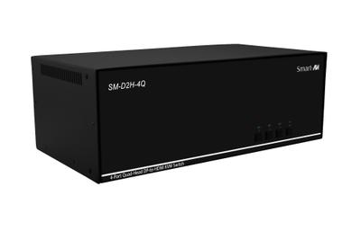 SmartAVI SM-D2H-4Q-S (4-Port Quad-Monitor KVM Switch / $1012.21, was $1299.00)