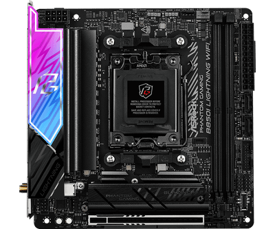 ASRock B850I Lightning WiFi (AM5/AMD B850/Mini-ITX/10+1+1 110A SPS/8-Layer PCB)