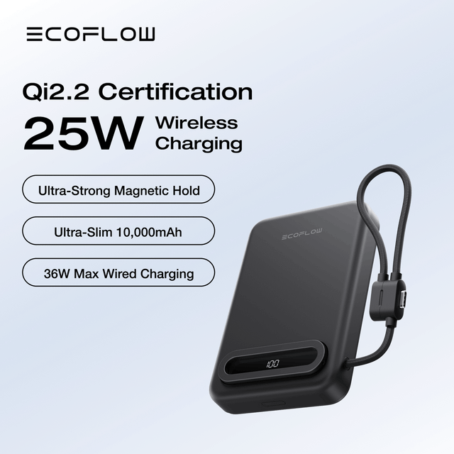 EcoFlow RAPID Mag Qi2.2 25W Power Bank 10000mAh
