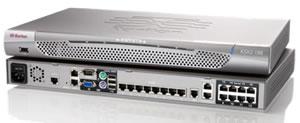 Raritan Dominion KSX II (KSX II) (Up to 8 Servers / Out-of-Band KVM + Serial + Power Control)