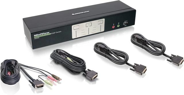 IOGEAR GCS1642 2-Port DualView Dual-Link DVI KVMP Switch with Audio