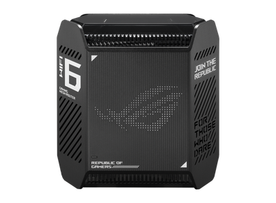 ASUS ROG Rapture GT6 (WiFi 6E/Tri-Band Gaming Mesh System/Far-Reaching Coverage/ROG RGB Design)