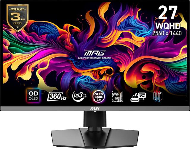 MSI MPG 271QRX 27-inch QHD QD-OLED gaming monitor