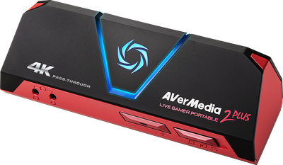 AVerMedia Live Gamer Portable 2 Plus GC513 (Standalone microSD Recording / PC-Free Mode / 1080p60 Capture / 4K60 Passthrough)