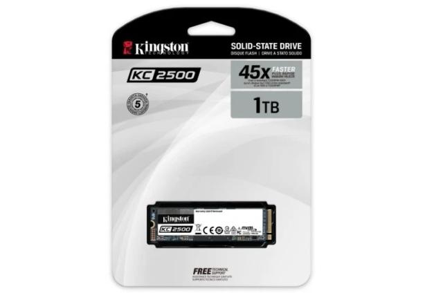 Kingston KC2500 1TB NVMe PCIe M.2 SSD SKC2500M8/1000G