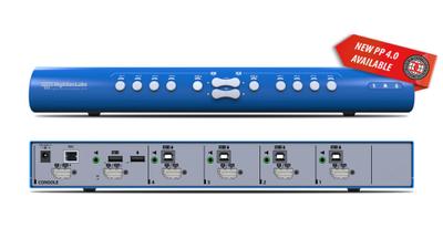 Secure 8x2 Mini-Matrix KVM DP/HDMI 4K60 with Filtered USB