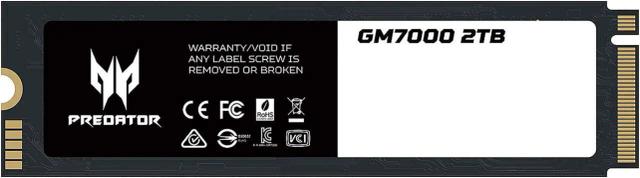 Acer Predator GM7000 PCIe Gen4 NVMe M.2 2280 SSD