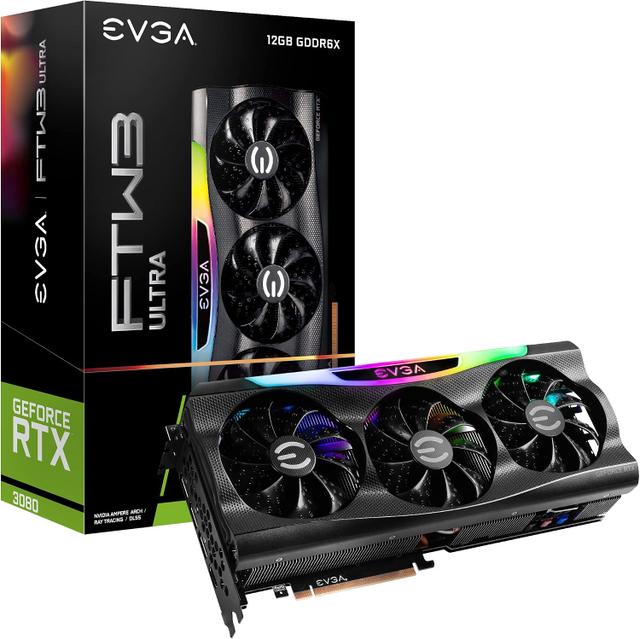 EVGA NVIDIA GeForce RTX 3080 12GB graphics card