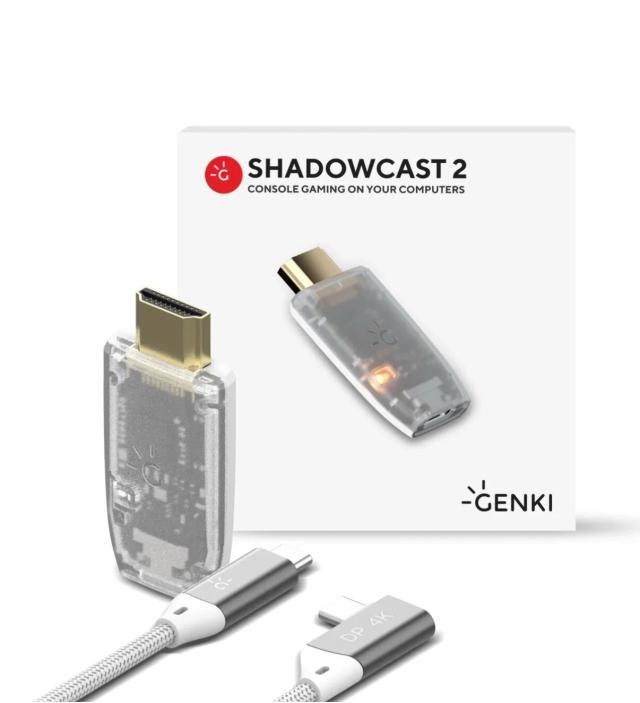 Genki ShadowCast 2 4K USB 3.2 External Capture and Streaming Card