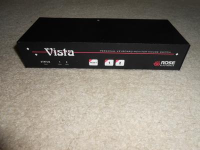 Rose Vista KVM-2PCA (2-Port Analog KVM Switch / VGA / PS2-USB / ~$129.00)