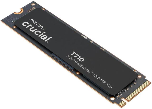 Crucial T710 PCIe Gen5 NVMe M.2 2280 SSD