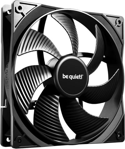 be quiet! Pure Wings 3 140mm PWM (140mm/62.8 CFM/1.3 mmH2O Static Pressure/1400 RPM Max/23.4 dBA/Rifle Bearing/No RGB/PWM)