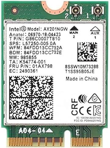 Intel AX201 Wi-Fi Card for ASUS TUF Gaming F15 FX507