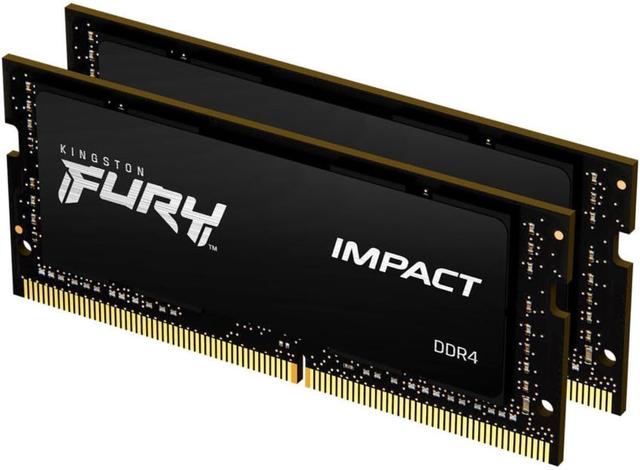 Kingston FURY Impact KF432S20IBK2/16 16GB (2x8GB) DDR4 3200MHz CL20 SODIMM laptop memory kit
