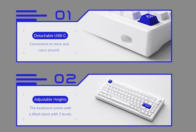 Akko MOD007 75% gasket-mount mechanical keyboard