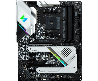 ASRock X570 Steel Legend (AM4/AMD X570/ATX/PCIe 4.0/Dual M.2)