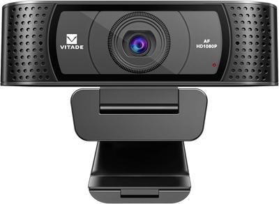 Vitade 928A (1080p30/Fixed Focus/Privacy Cover Slide/Built-In Microphone/Budget Streaming and Gaming)
