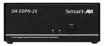 SmartAVI SM-EDPN-2S-S (2-Port Single-Head DisplayPort KVM Switch)