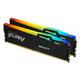 Kingston FURY Beast RGB KF556C40BBAK2-64 (64GB 2x32GB Kit/DDR5 5600MHz/CL40/RGB/Intel XMP 3.0)