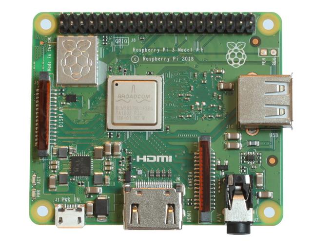 Raspberry Pi 3 Model A+ compact single-board computer