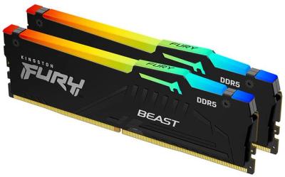 Kingston FURY Beast RGB KF556C40BBAK2-32 (32GB 2x16GB Kit/DDR5 5600MHz/CL40/RGB/Intel XMP 3.0)