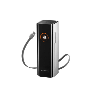 EcoFlow RAPID Pro Power Bank (27,650mAh/4-Port/300W Max Output/140W Built-in Cable)
