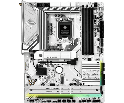 ASRock B860 Steel Legend WiFi (LGA1851/Intel B860/ATX/14+1+1+1+1 Phase 80A Dr.MOS VRM/Wi-Fi 6E)