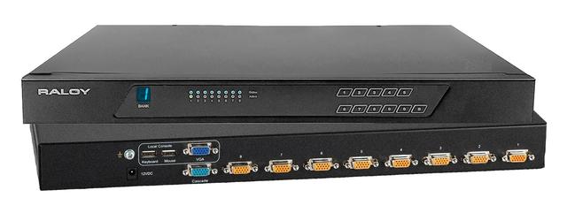 Raloy RSA-KVM110 8-16 port HDMI rack-mount cascading KVM switch