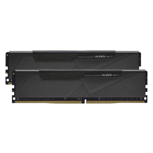 KLEVV BOLT XR DDR4 32GB (2x16GB) 3600MHz CL18 RGB gaming desktop memory, black