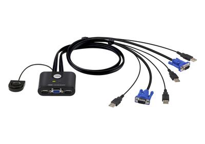 ATEN CS22U (2-Port USB VGA Cable KVM Switch with Remote Port Selector / $41.00)