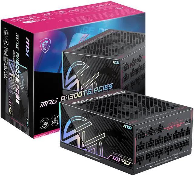 MSI MPG Ai1300TS PCIE5 1300W Power Supply