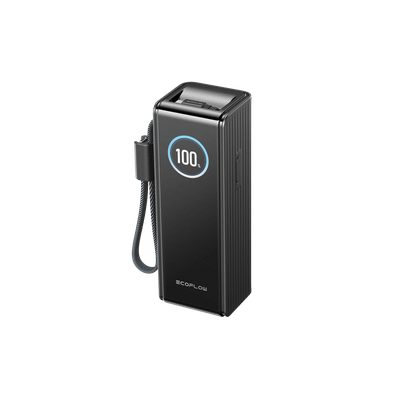EcoFlow Laptop Power Bank (25,000mAh/Triple 100W USB-C Ports/Built-in Retractable Cables)