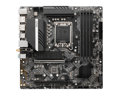 MSI PRO B660M-A WiFi (LGA1700/Intel B660/mATX/DrMOS VRM/DDR5/Wi-Fi 6)