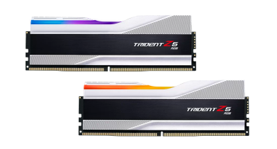G.Skill Trident Z5 RGB F5-8200J3852F16GX2-TZ5RS (32GB (2x16GB)/DDR5 8200MHz/CL38 38-52-52-131/1.45V/RGB Metallic Silver/Intel XMP 3.0)