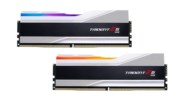 G.Skill Trident Z5 RGB 32GB (2x16GB) DDR5-8200 CL38 Metallic Silver