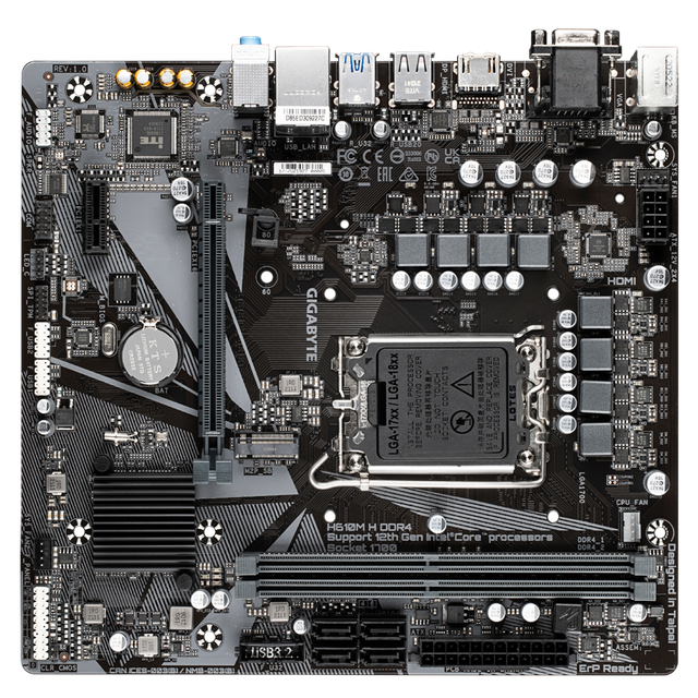 Gigabyte H610M H DDR4 motherboard