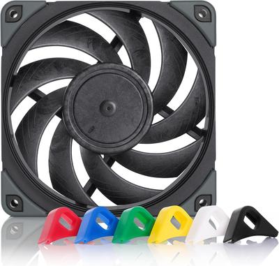 Noctua NF-A12x25 PWM chromax.black.swap (120mm/60.1 CFM/2.34 mmH2O Static Pressure/2000 RPM Max/22.6 dBA/SSO2 Bearing/No RGB/PWM)