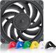 Noctua NF-A12x25 PWM chromax.black.swap (120mm/60.1 CFM/2.34 mmH2O Static Pressure/2000 RPM Max/22.6 dBA/SSO2 Bearing/No RGB/PWM)