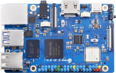 Orange Pi 3B (Single-Board Computer/Rockchip RK3566/Quad-Core Cortex-A55 1.8GHz/Up to 8GB LPDDR4/SATA-Capable Budget Board)