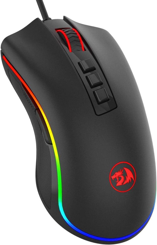 Redragon M711 Cobra wired RGB optical gaming mouse in black